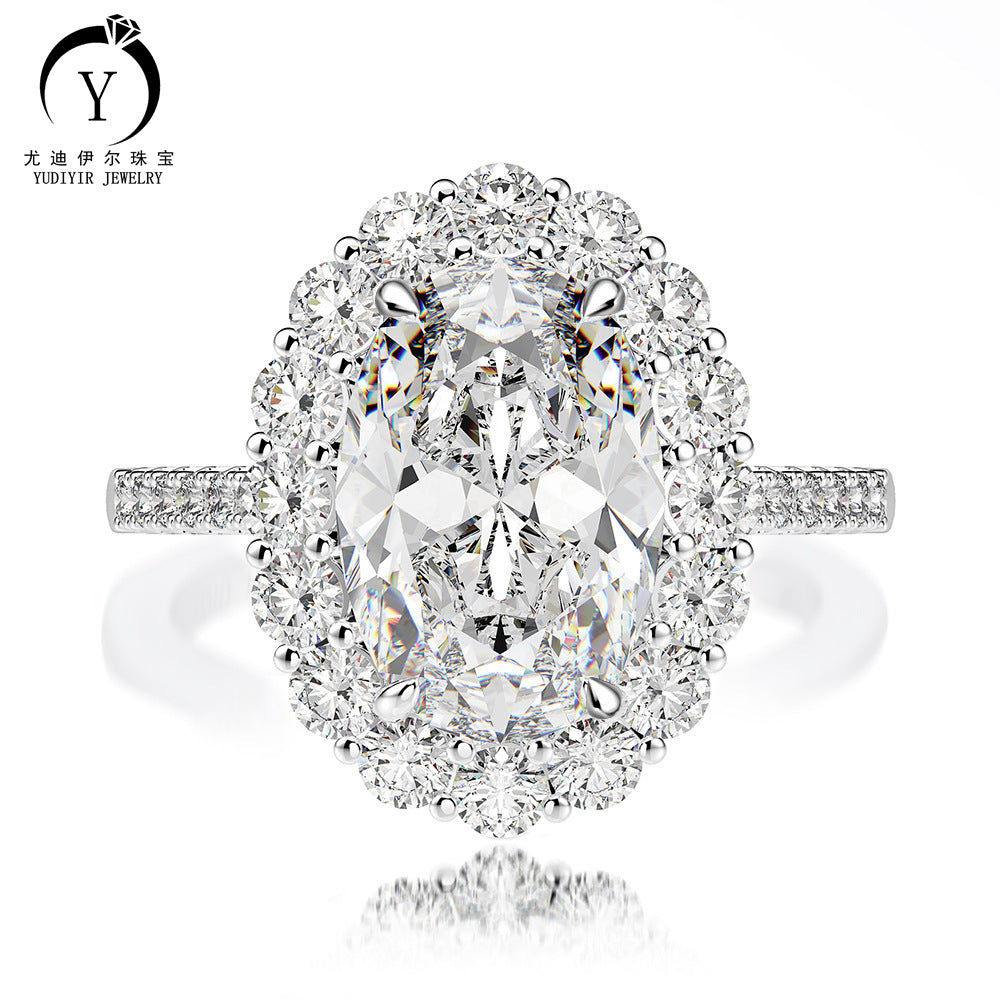 Sterling Silver Simulation Diamond Jewelry