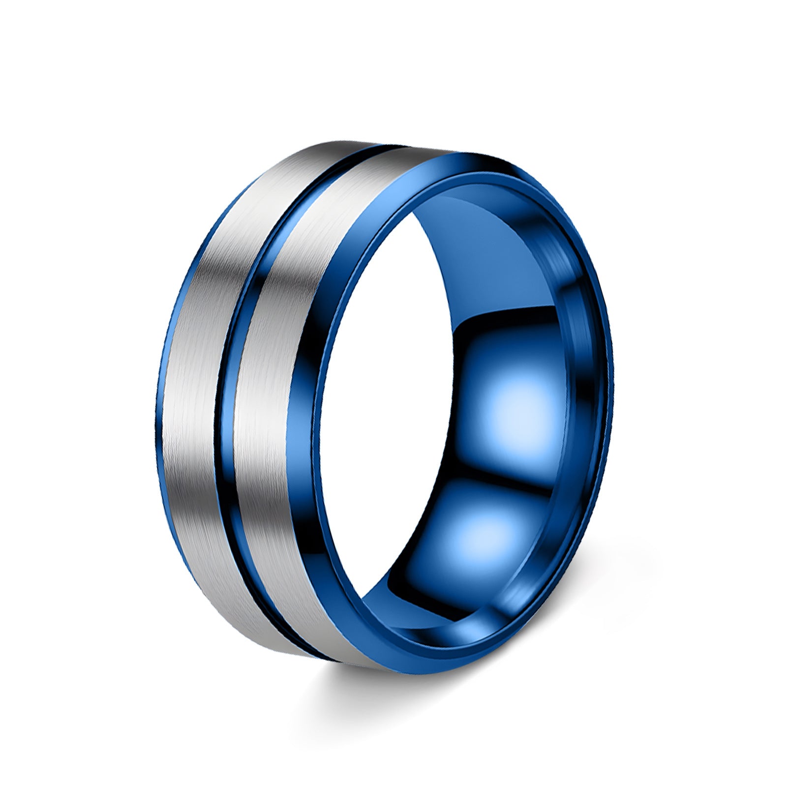 Men's Stainless Steel Fashion Ring in Multiple Colors