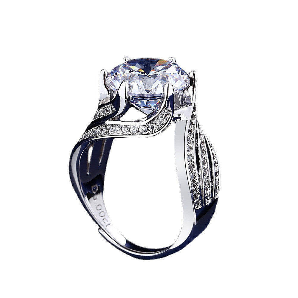 simulation diamond ring