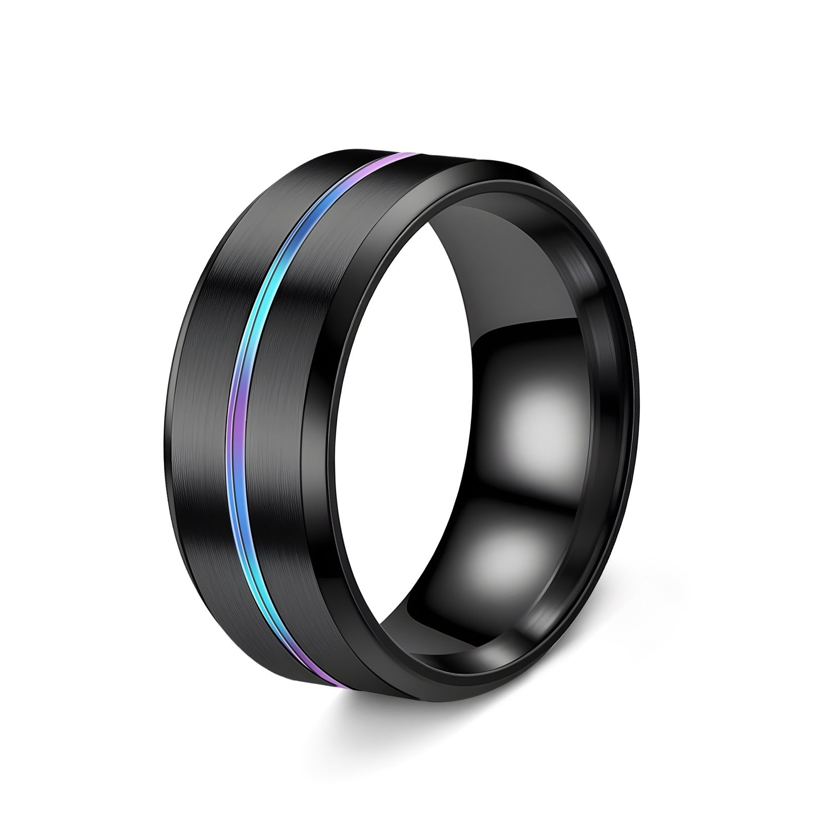 Men's Stainless Steel Fashion Ring in Multiple Colors