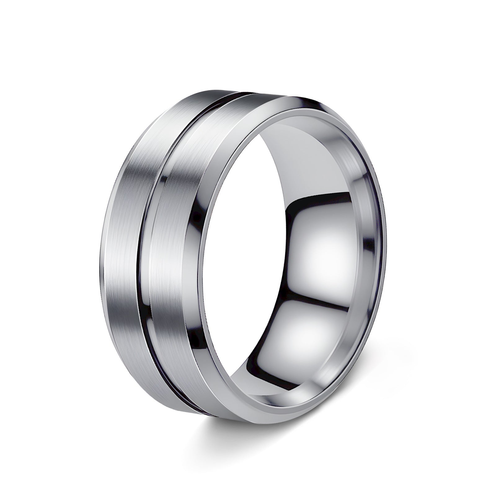 Men's Stainless Steel Fashion Ring in Multiple Colors