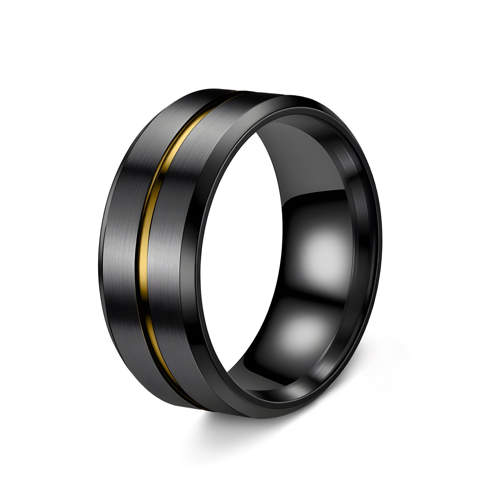 Men's Stainless Steel Fashion Ring in Multiple Colors