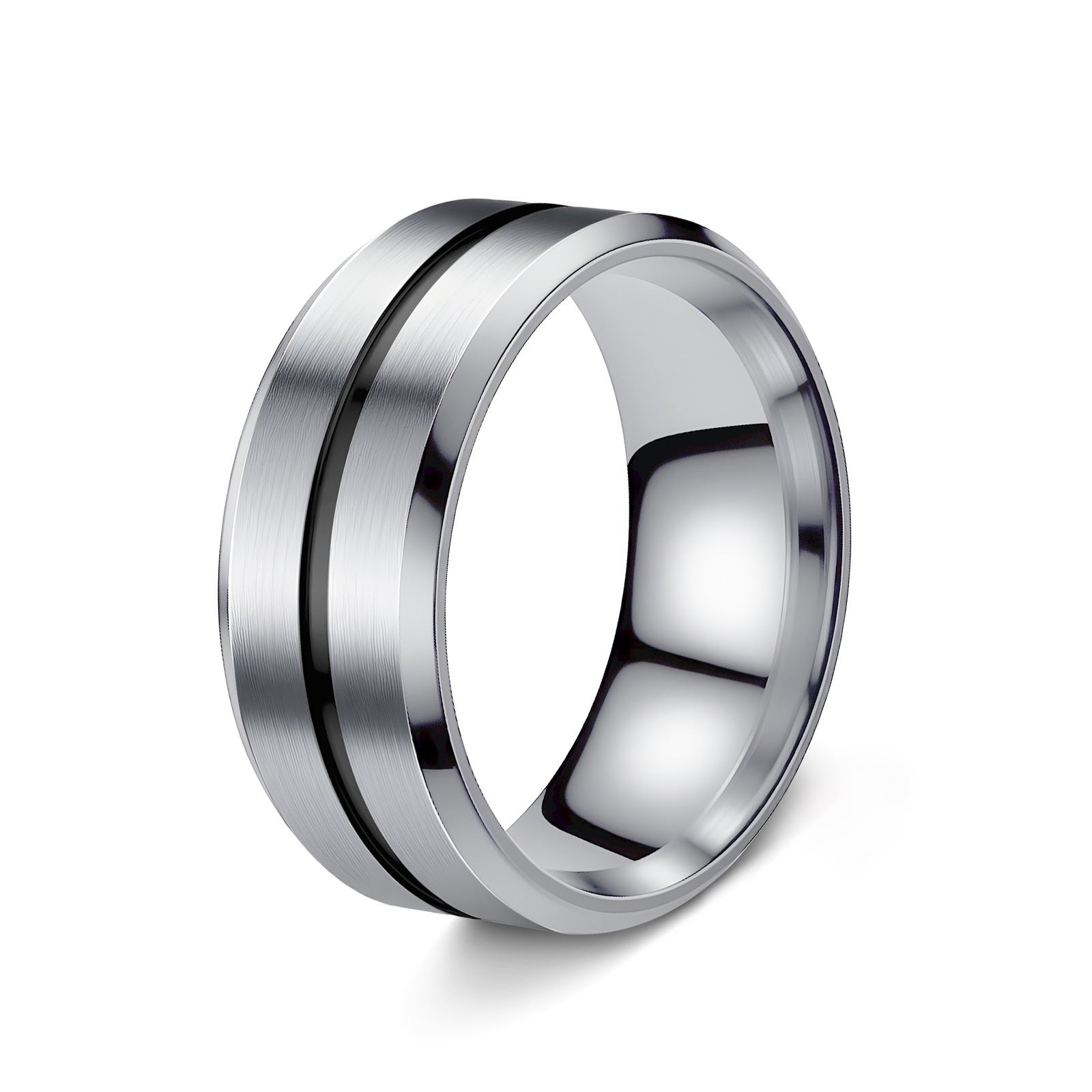 Men's Stainless Steel Fashion Ring in Multiple Colors