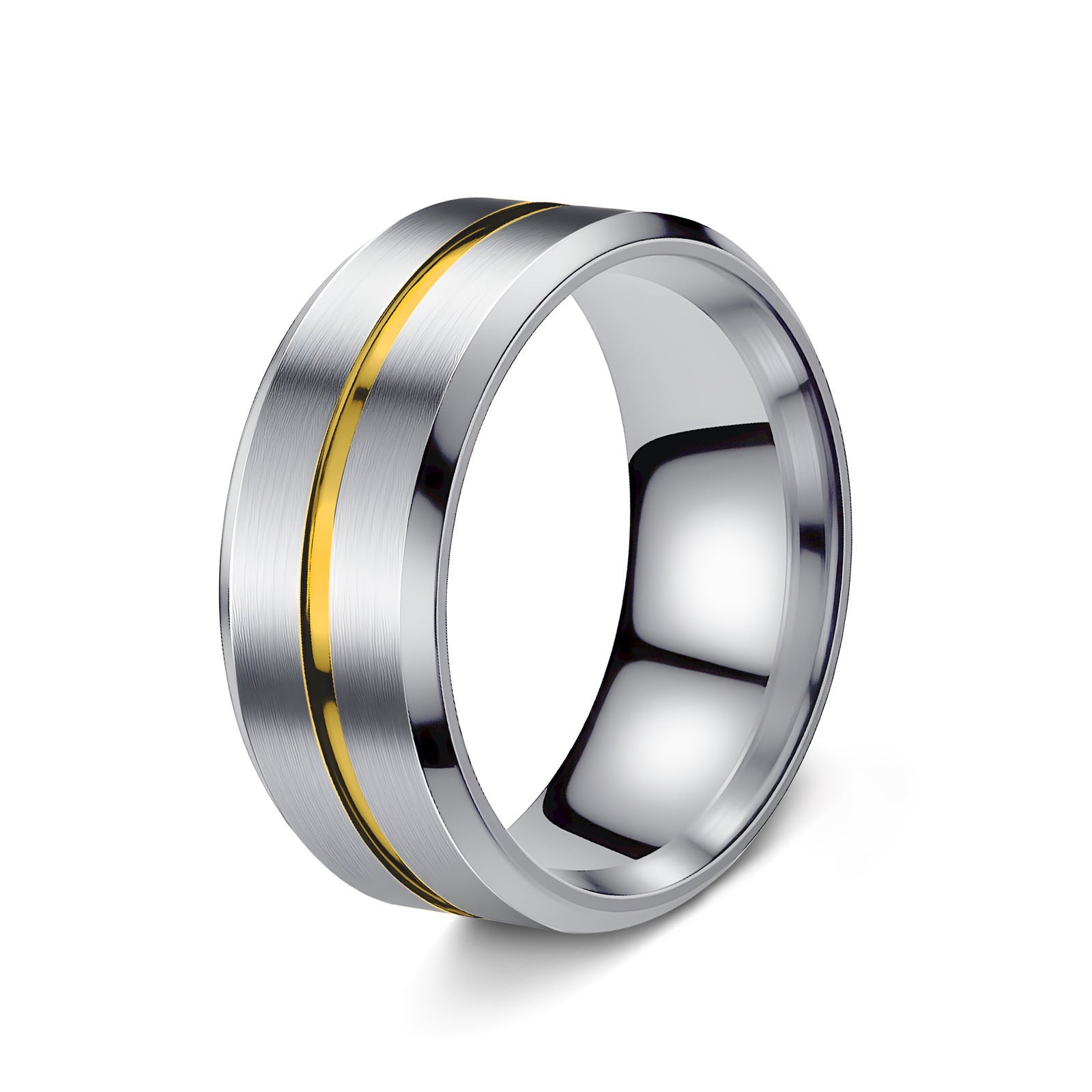 Men's Stainless Steel Fashion Ring in Multiple Colors