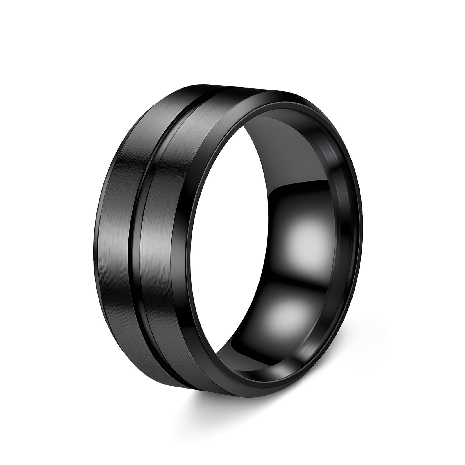 Men's Stainless Steel Fashion Ring in Multiple Colors