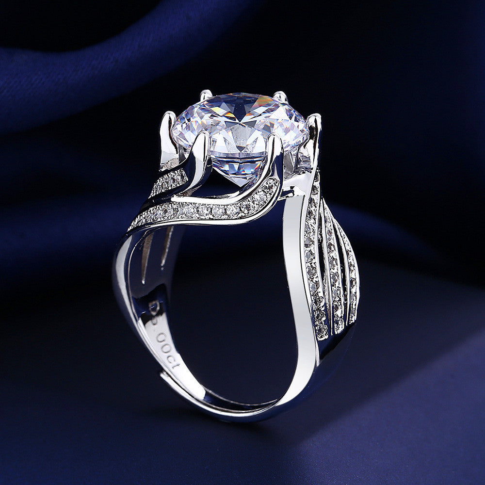 simulation diamond ring