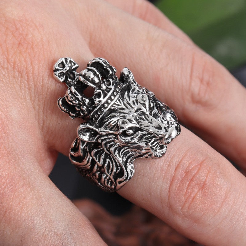 Men's Hip Hop Fashionable Retro Alloy Ring